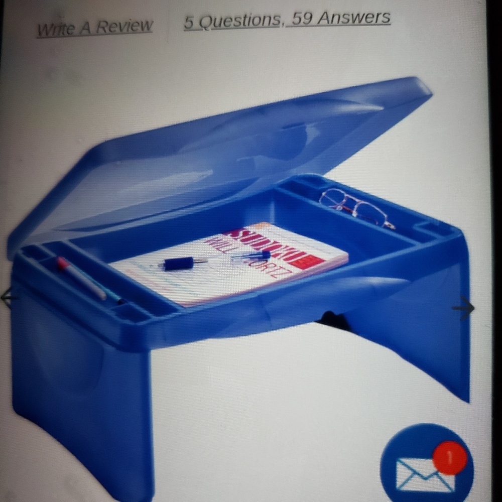 PURPLE FOLDIN STORAGE LAPTOP DESK!!!!!!!!!!!!!!!!